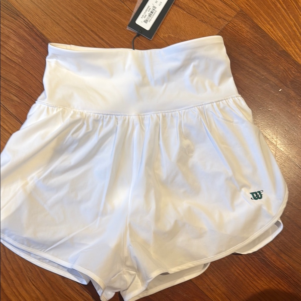 Kith Wilson collab Women's High-Waisted White Shorts